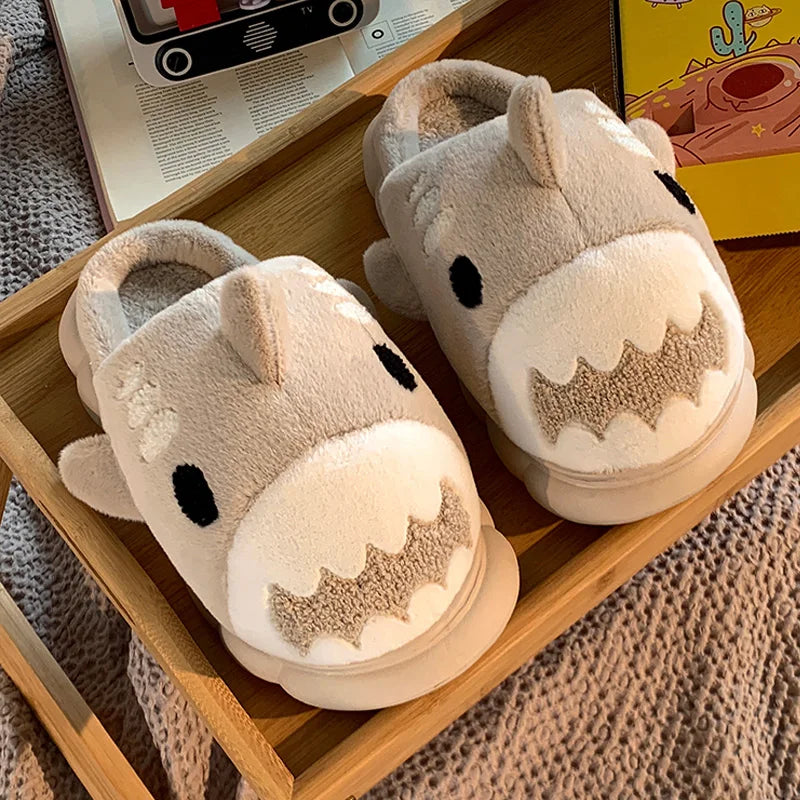 Fur Shark Slippers