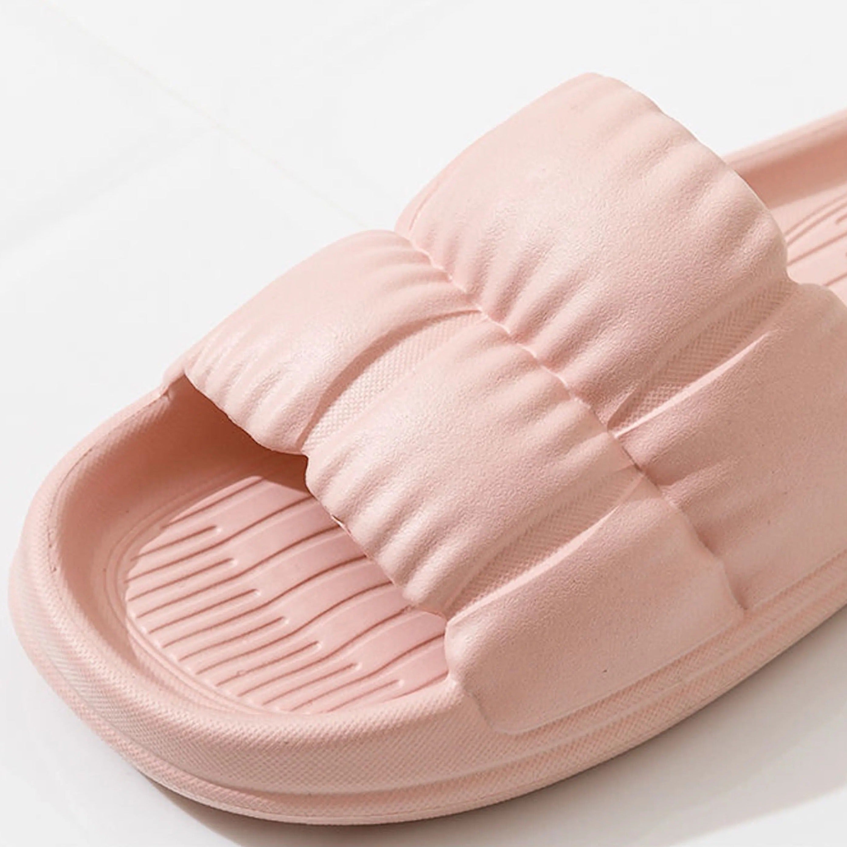Pink Candy Puff Slides