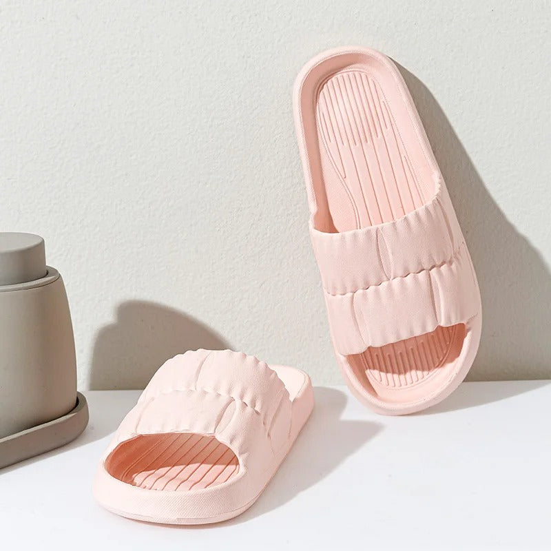 Pink Candy Puff Slides