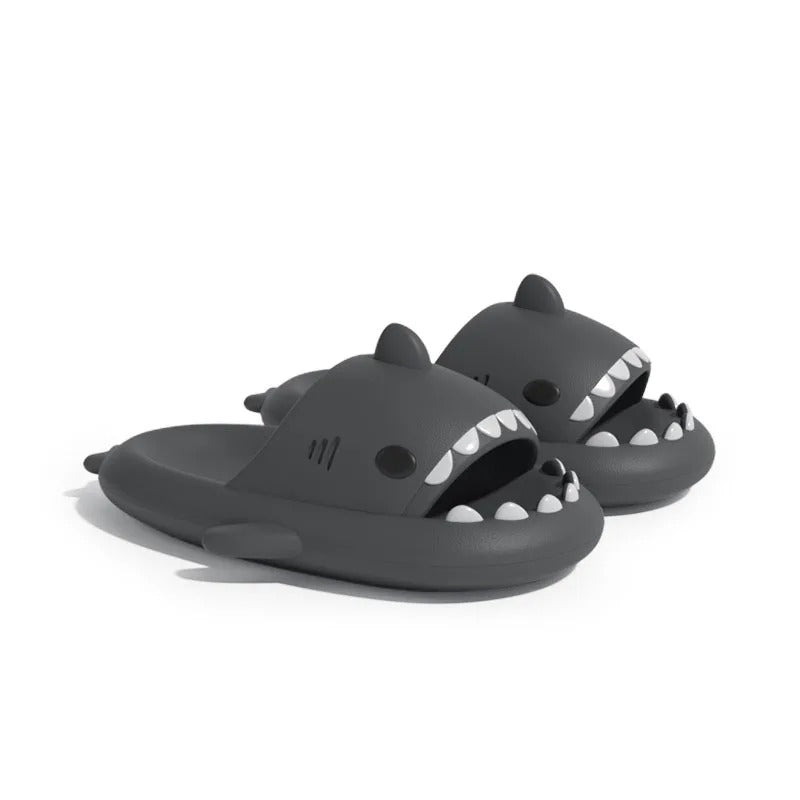Black O.G Shark Slides