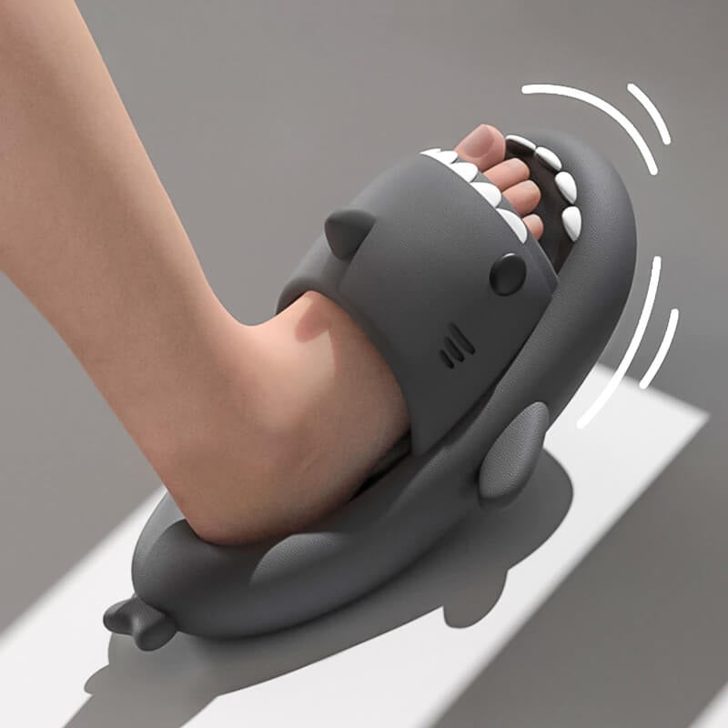 Black O.G Shark Slides