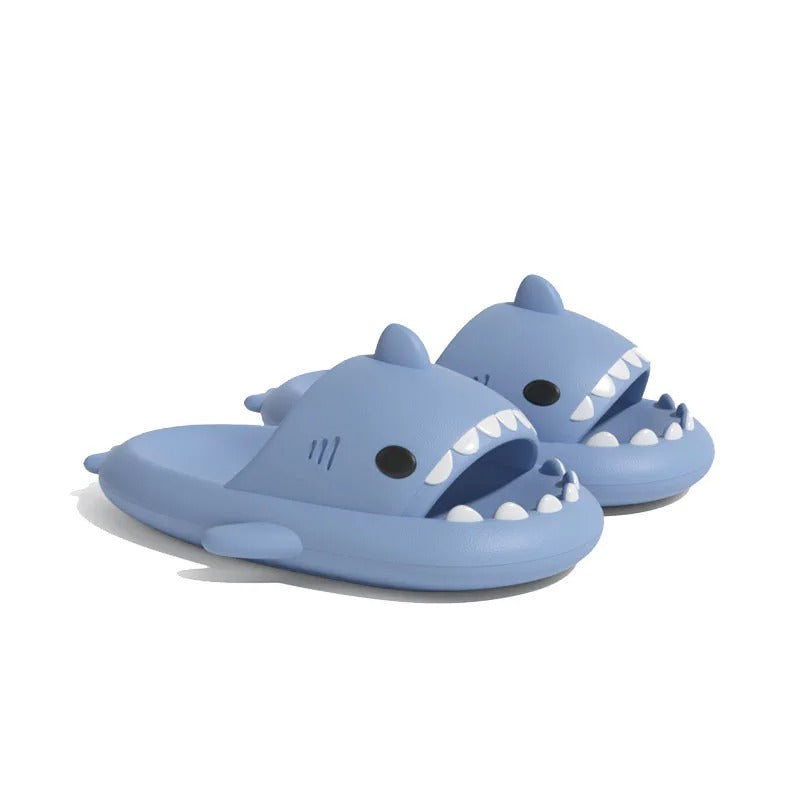 Blue O.G Shark Slides