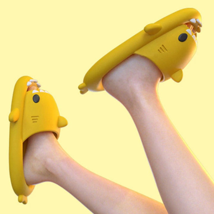 Yellow O.G Shark Slides