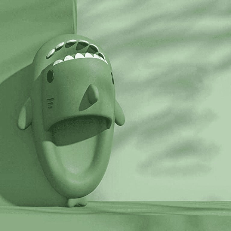 Green O.G Shark Slides