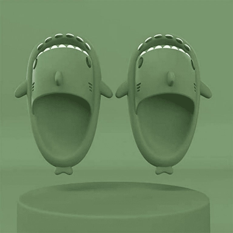 Green O.G Shark Slides