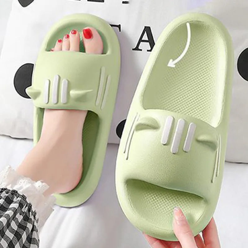 Green Cat Ear Slides