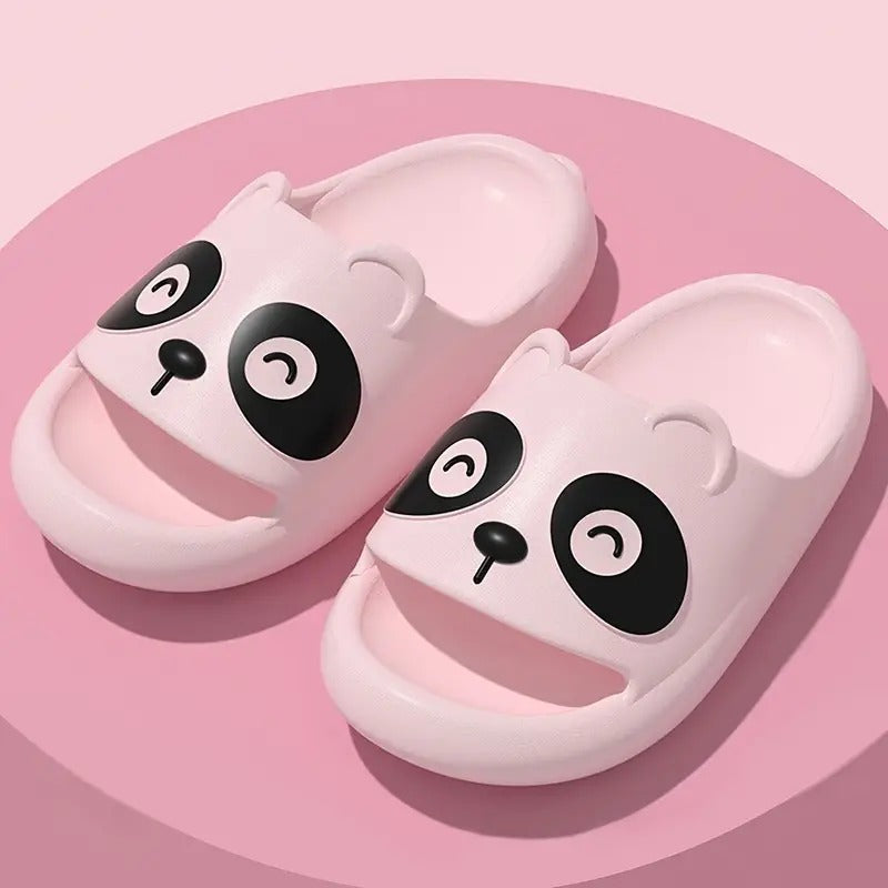 Happy Pink Panda Slides
