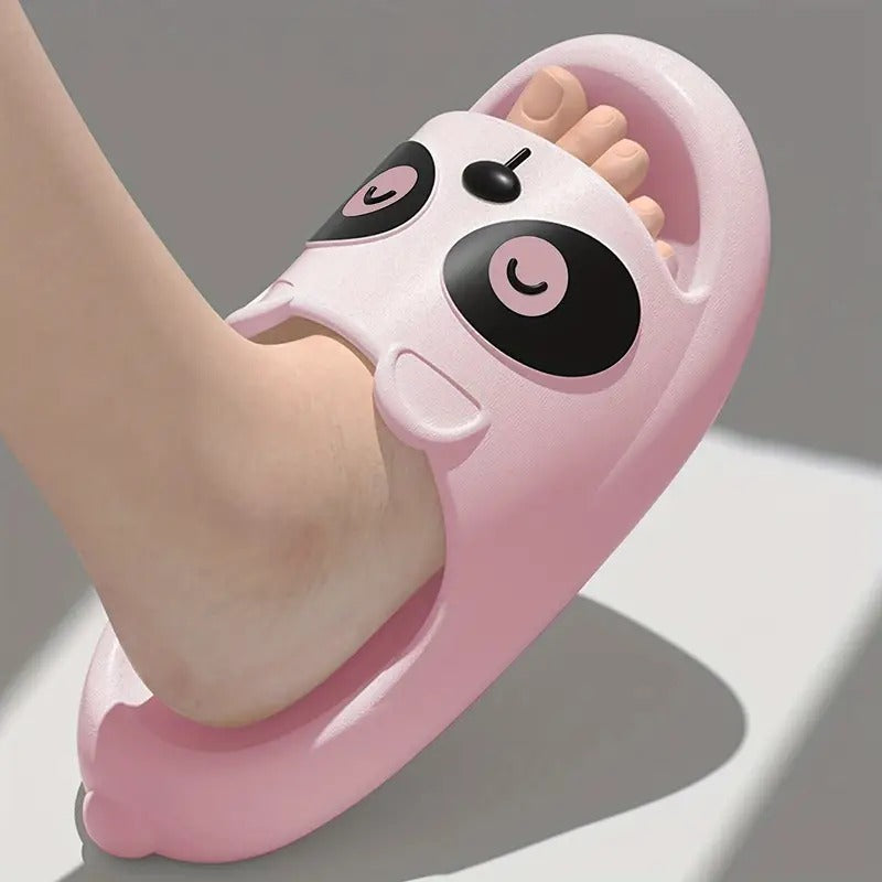 Happy Pink Panda Slides