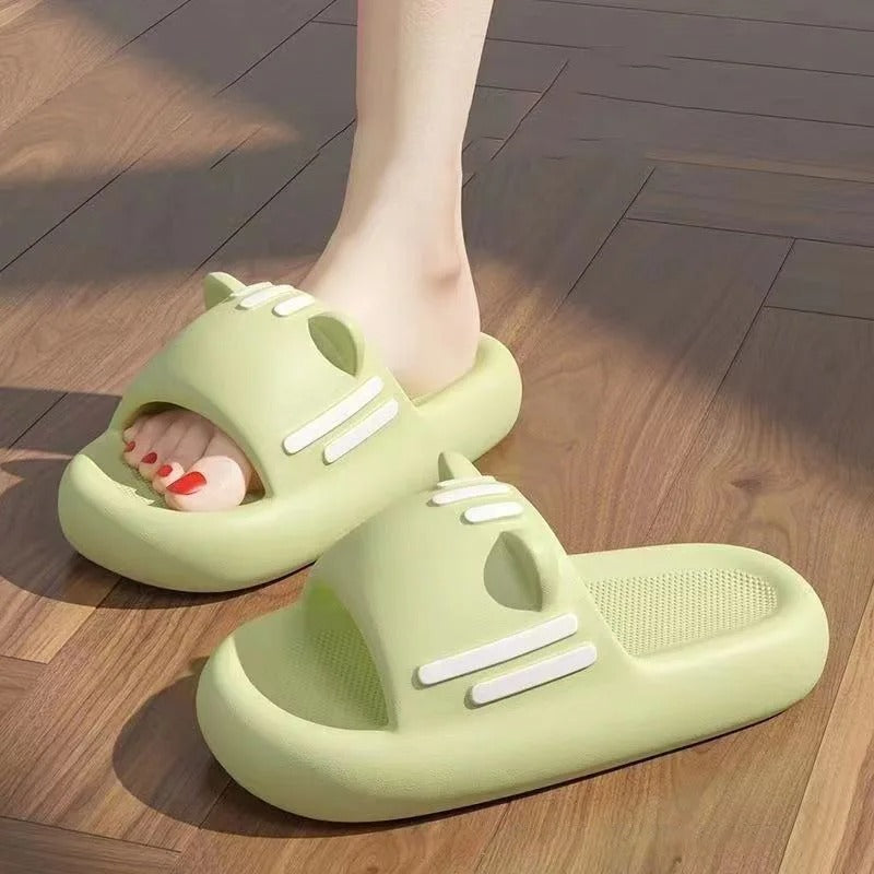 Green Cat Ear Slides
