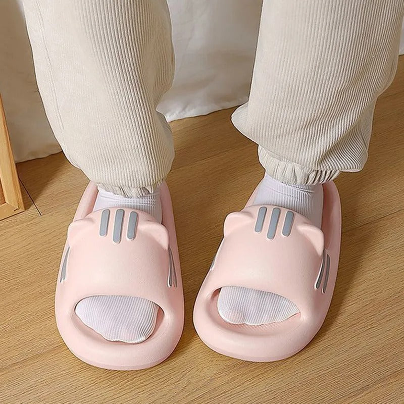 Pink Cat Ear Slides