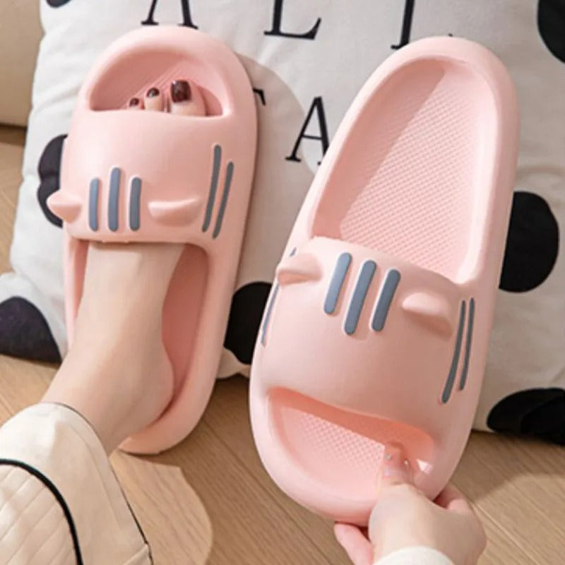 Pink Cat Ear Slides