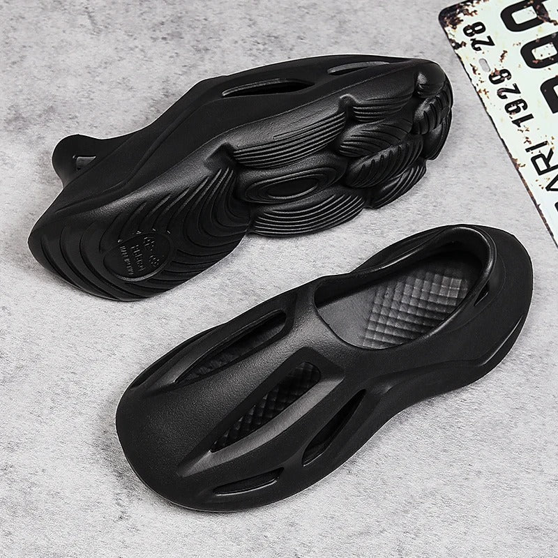 Black Hollow Neo Slippers