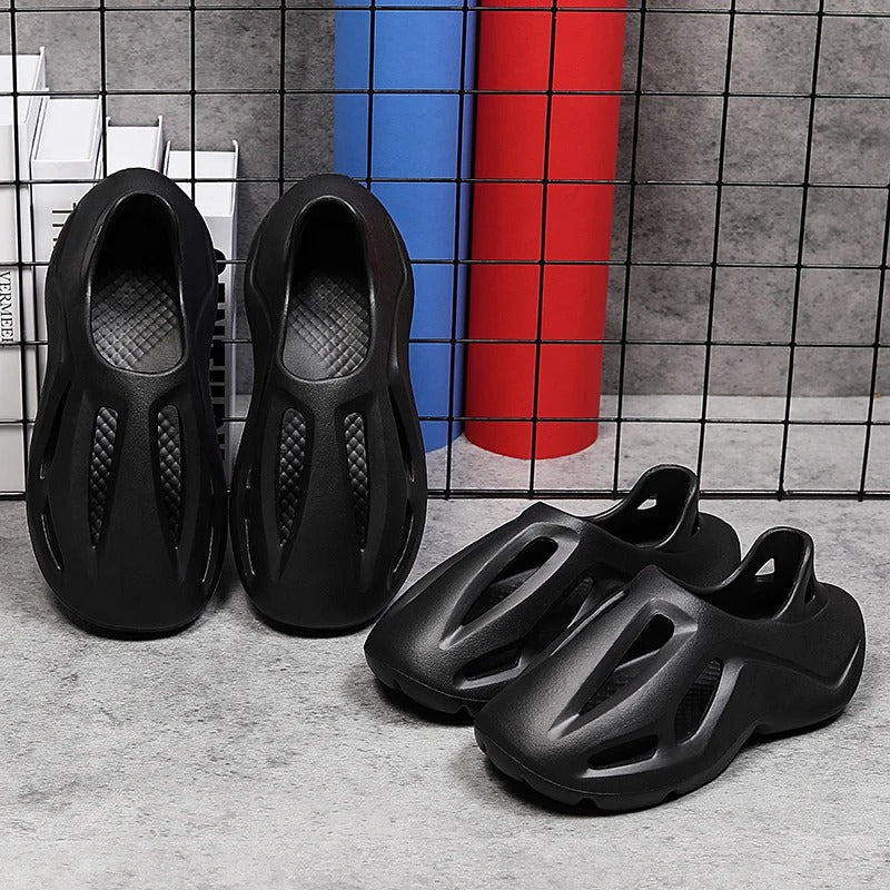 Black Hollow Neo Slippers