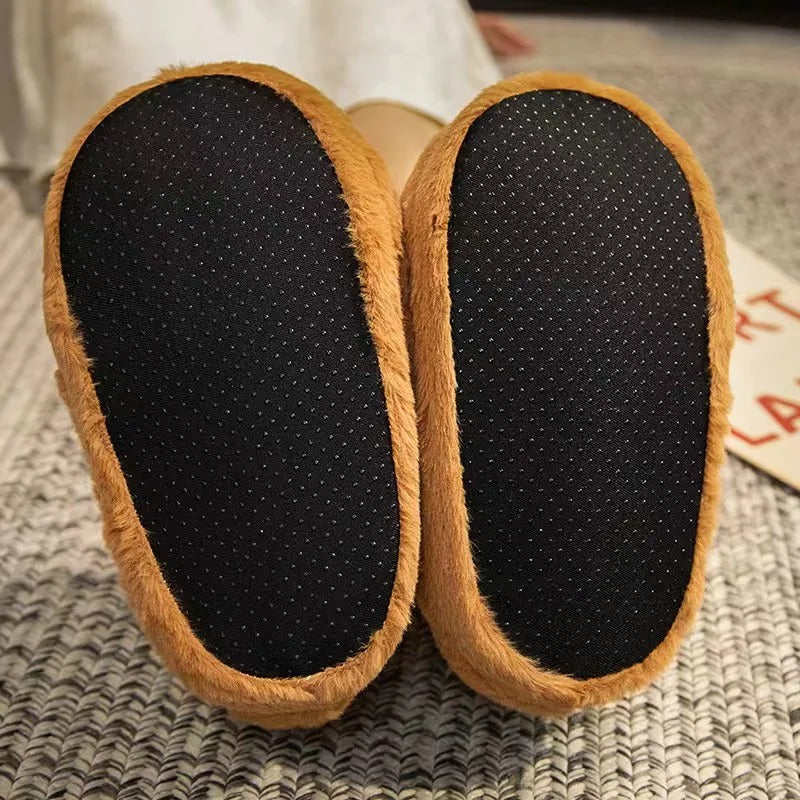 Fluffy Capybara Slippers
