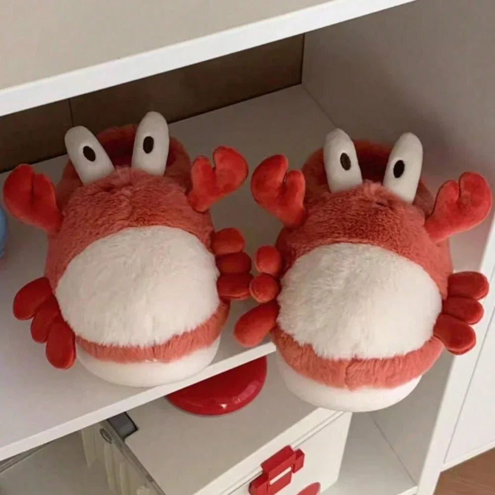 Happy Crab Slippers