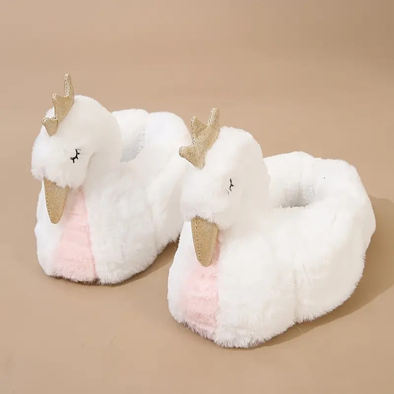 Swan Slippers