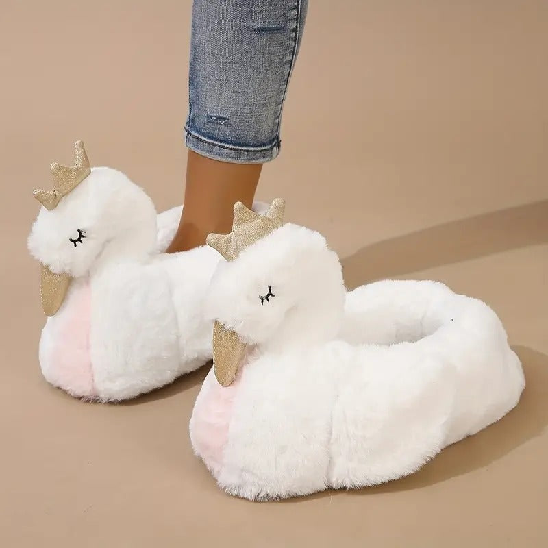 White Swan Slippers