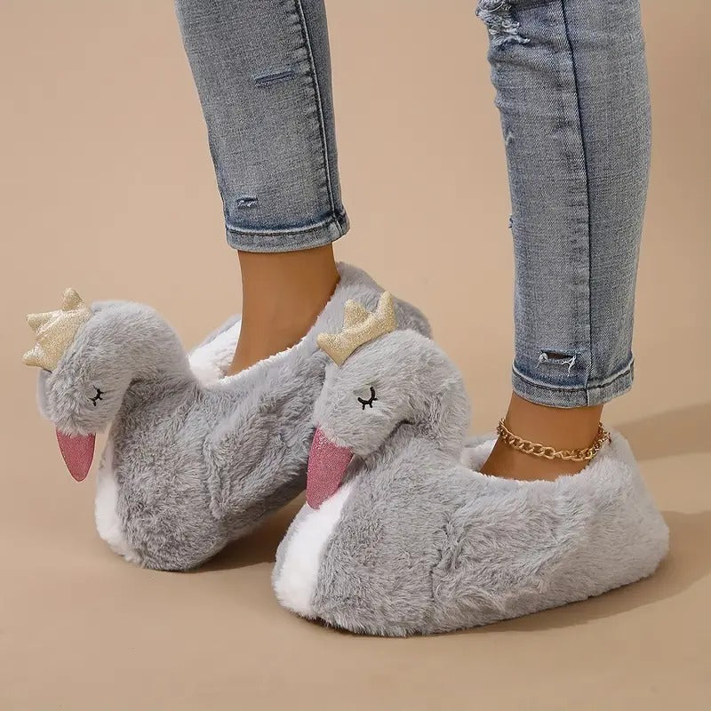 Grey Swan Slippers