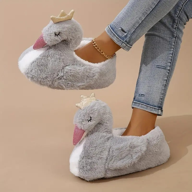 Grey Swan Slippers