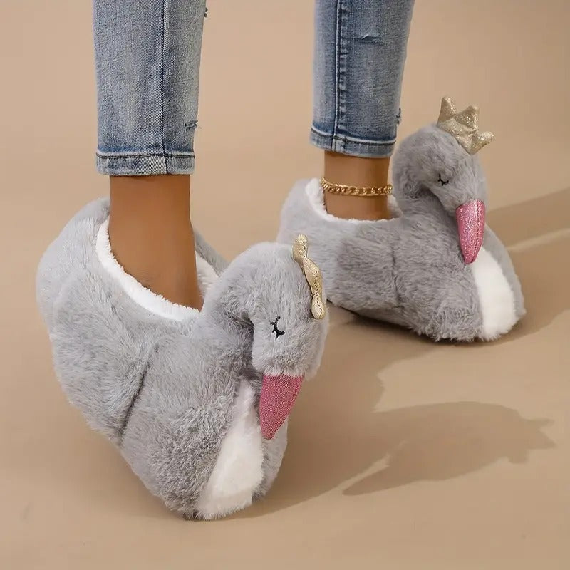 Grey Swan Slippers