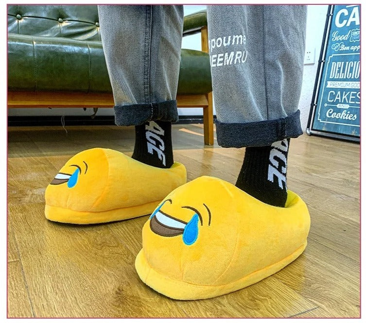 LOL Face Emoji Slippers
