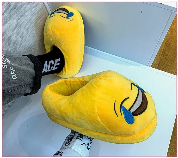 LOL Face Emoji Slippers