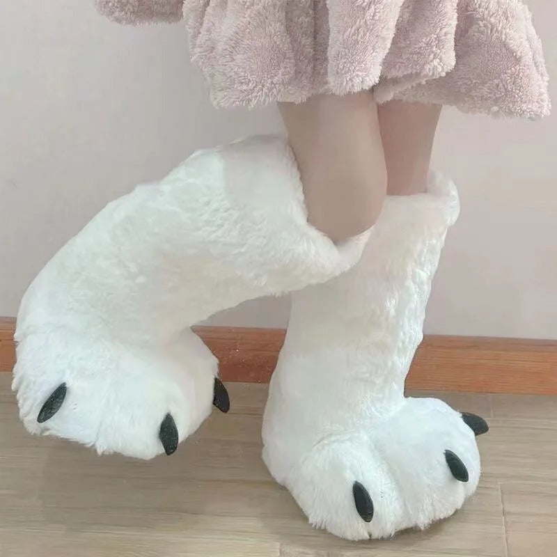 High Bear Claw Slippers