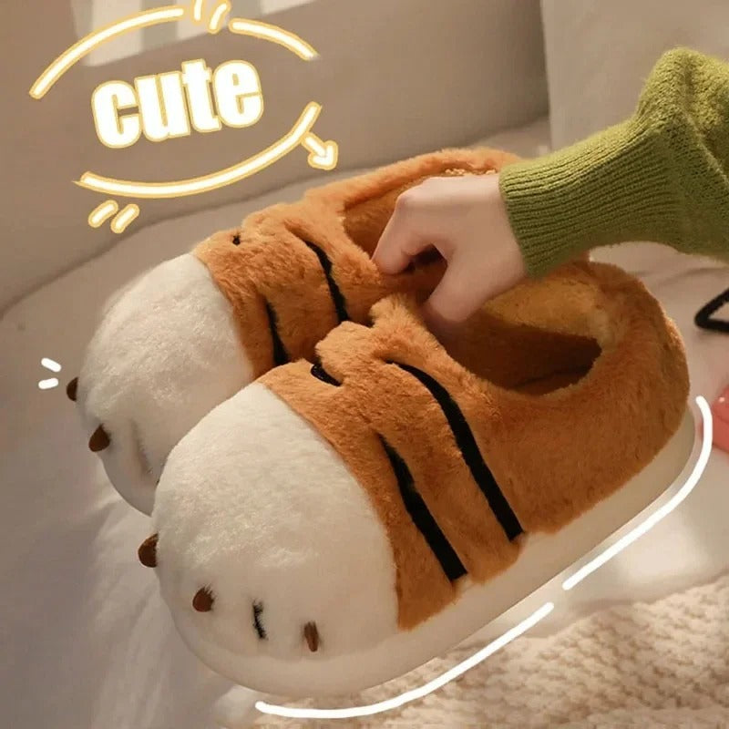 Tiger Paw Slippers