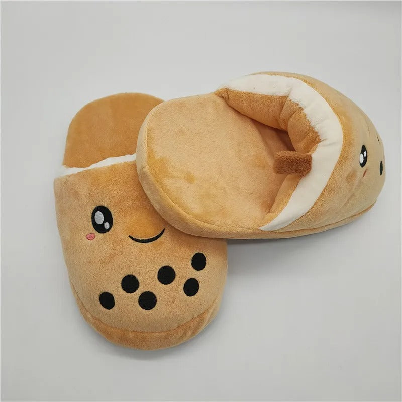Boba Milk Tea Slippers