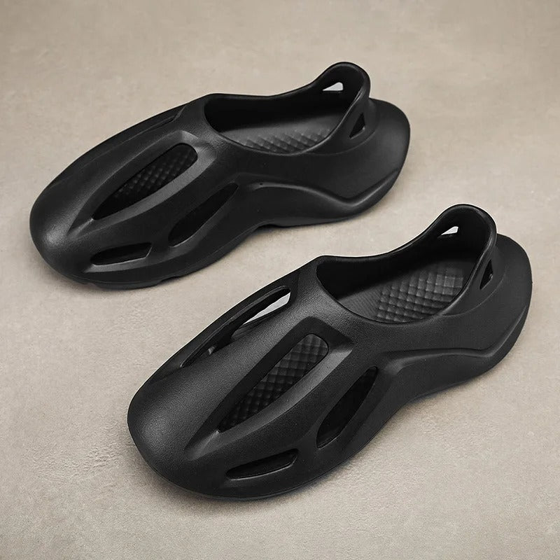 Black Hollow Neo Slippers
