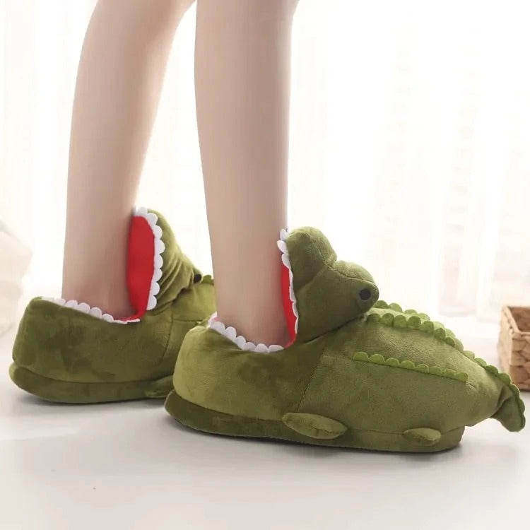 Chubby Croco Slippers