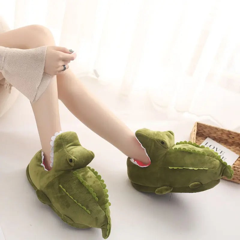 Chubby Croco Slippers