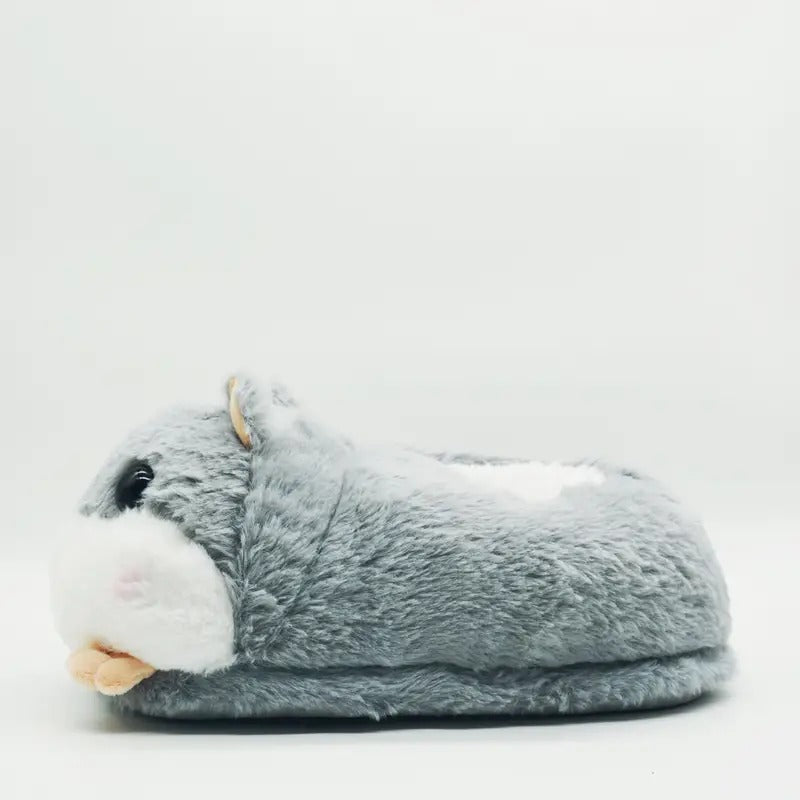 Grey Hamster Slippers