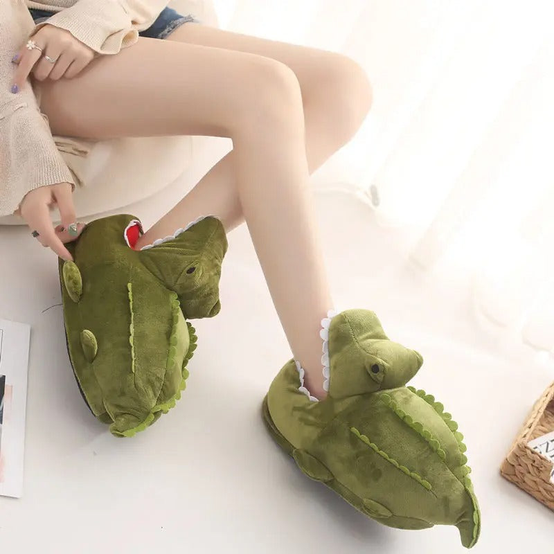 Chubby Croco Slippers