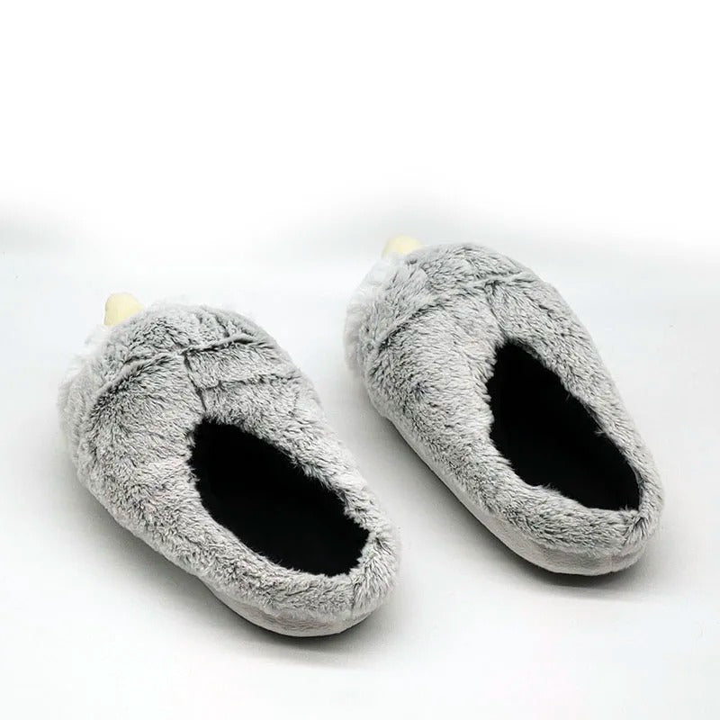Fluffy Penguin Slippers