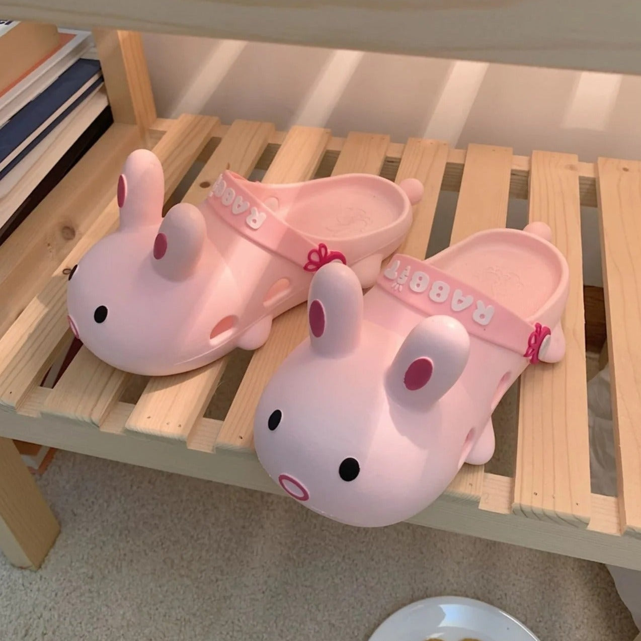 Pink Rabbit Slippers