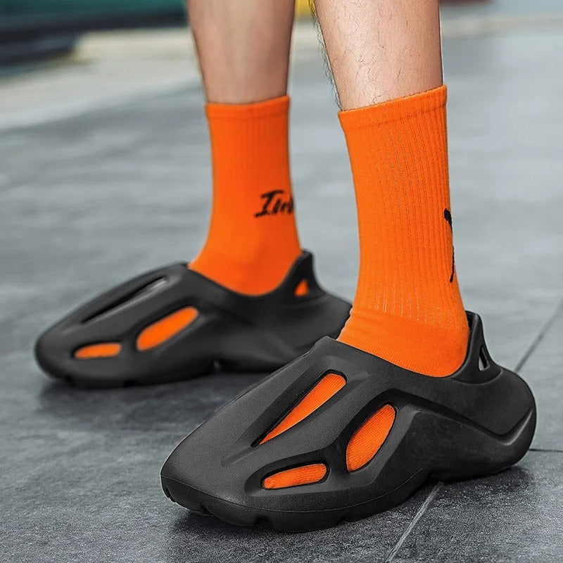 Black Hollow Neo Slippers