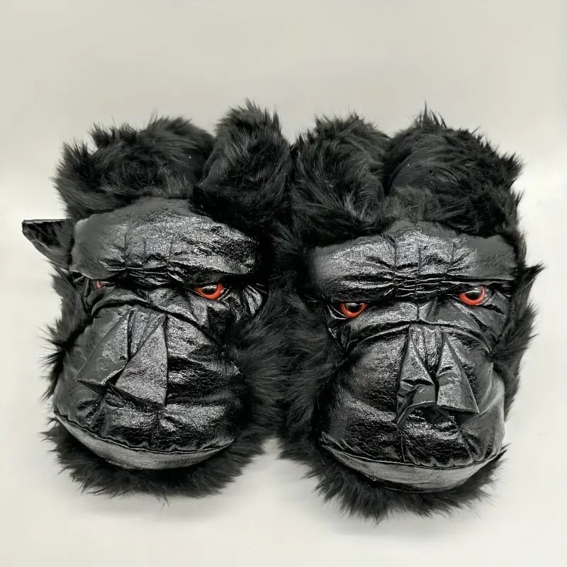 Gorilla Face Slippers